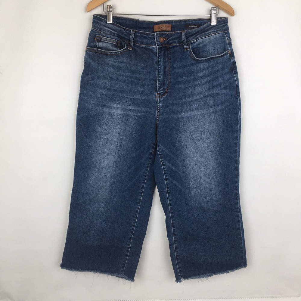 Judy Blue Dark Blue Cropped Ankle Jeans